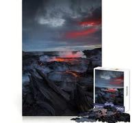 Paesaggio vulcanico al tramonto - Puzzle da 1000 pezzi per adulti - Divertimento intellettuale, rilassante, taglio netto, regalo premuroso (50x75cm)