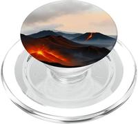 Paesaggio vulcanico Lava Mountain Horizon Scene PopSockets PopGrip per MagSafe