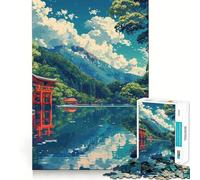 Paesaggio Zen - Puzzle da 1000 pezzi per adulti - Esercizio mentale - Taglio di precisione - Bordi lisci - Attività rilassante di gruppo in casa (38x52cm)