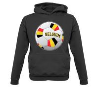 Paese Calcio Belga - Bambini Felpa Squadra Ventola Calcio Footie Love Belgique