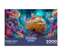Paese dei Miracoli Psichedelico Jigsaw Puzzle 1000 Pezzi Per Adulti Wunderbare Abenteuer Giochi EduGattoivi Puzzle Regali Per Adulti Cartone Riciclato Al 100% Puzzle Decorativo 38x26cm/1000pcs