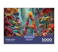 Paese dei Miracoli Psichedelico Puzzle 1000 Pezzi Per Adulti Wunderbare Abenteuer Giochi EduGattoivi Puzzle Per Adulti E Bambini Età 9 Anni + Cartone Riciclato Al 100% Home Decorazione 70x50cm/1000pcs
