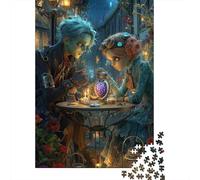 Paese delle meraviglie, clown Puzzle in Legno 1000 Pezzi Puzzle Adulto Per Gioco Familiare Divertimento Gioco Regalo Per Amore E Amico Decorazione Interna Unica Stress Relief 1000pcs (75x50cm)