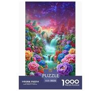 Paese delle meraviglie Puzzles 1000 Pezzi Gioco Di Sfida Giocattolo Adulti E Bambini Cascata Gioco Di Puzzle Divertimento Famiglia Attività Creativa Regalo Decorazione Casa 38x26cm/1000pcs
