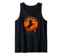 Paese divertente e Western AF | Vintage Wild Horse Canotta