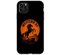 Paese divertente e Western AF | Vintage Wild Horse Custodia per iPhone 11 Pro Max