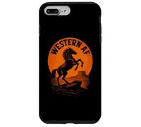 Paese divertente e Western AF | Vintage Wild Horse Custodia per iPhone 7 Plus/8 Plus