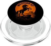 Paese divertente e Western AF | Vintage Wild Horse PopSockets PopGrip per MagSafe