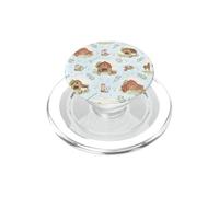Paese Homestead Barn Horses Sheep Garden Acquerello PopSockets PopGrip per MagSafe