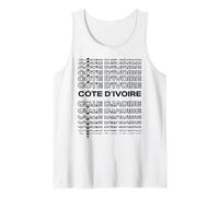 Paese Minimalista - Costa D'Avorio Grafica Moderna Canotta