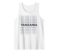 Paese Minimalista - Modern Graphic Tanzania Canotta