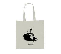 Paese Silhouettes Canada - Borsa Tote IN Tela - Ottawa Toronto Vancouver Ontario