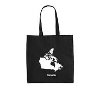 Paese Silhouettes Canada - Borsa Tote IN Tela - Ottawa Toronto Vancouver Ontario