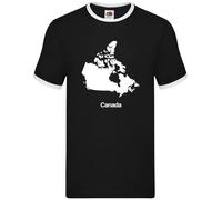 Paese Silhouettes Canada - Uomo Suoneria - Ottawa Toronto Vancouver Ontario