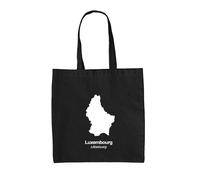 Paese Silhouettes Lussemburgo - Borsa Tote IN Tela - Città Europa Vianden