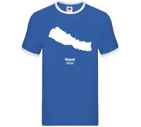 Paese Silhouettes Nepal - Uomo Suoneria - Kathmandu Asia Federale Democratica