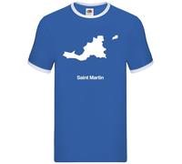 Paese Silhouettes Saint Martin - Uomo Suoneria - Sint Maarten Caraibi Mare