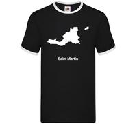 Paese Silhouettes Saint Martin - Uomo Suoneria - Sint Maarten Caraibi Mare