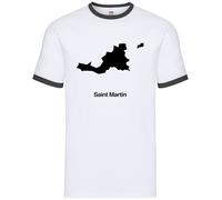 Paese Silhouettes Saint Martin - Uomo Suoneria - Sint Maarten Caraibi Mare