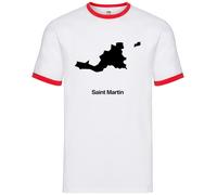 Paese Silhouettes Saint Martin - Uomo Suoneria - Sint Maarten Caraibi Mare