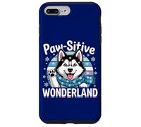 Paese-Sitive Wonderland Woof Winter Dog Wonders Husky Custodia per iPhone 7 Plus/8 Plus