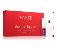 Paese The Kiss Lips Set Raspberry Red confezione regalo colore 05 Raspberry Red
