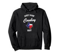 Paese Western State Bandiera del Texas | Busy Doin Cowboy Felpa con Cappuccio