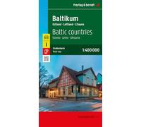 Paesi baltici 1:400.000 2025: wegenkaart 1:400.000: AK 8101