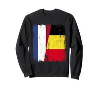 Paesi Bassi Belgio Half Flag Maglia Belga Olandese Felpa