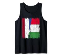 Paesi Bassi Italia Mezza bandiera Orgoglioso olandese italiano Pride Canotta