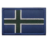Paesi nordici bandiera toppa Islanda Norvegia Svezia Danimarca Finlandia Svizzera Chiusura A Strappo