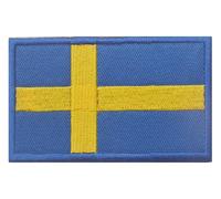 Paesi nordici bandiera toppa Islanda Norvegia Svezia Danimarca Finlandia Svizzera Chiusura A Strappo
