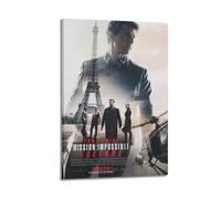 PAEVDIN Poster decorativo da parete del film Mission Impossibile, stampa artistica su tela, poster decorativo moderno per camera da letto, 40 x 60 cm