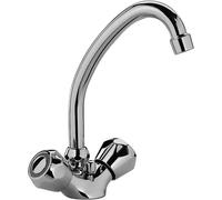 Paffoni DA072CR Danubio Rubinetto lavello monoforo con canna orientabile - cromo