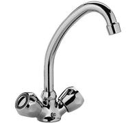 Paffoni DA074CR Danubio Rubinetto lavello monoforo con canna orientabile - cromo