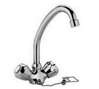 Paffoni DA076CR Danubio Rubinetto lavello monoforo con canna orientabile - cromo