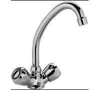 Paffoni DA078CR Danubio Rubinetto lavello monoforo con canna orientabile - cromo