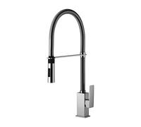 Miscelatore per lavello Paffoni Elle 2 getti canna orientabile cromato EL179CR