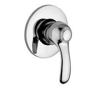 PAFFONI FLAVIA MISCELATORE INCASSO DOCCIA 1/2"G C/PIASTRA Ø116 CROMATO FA010CR