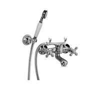 Paffoni IRV024CR GRUPPO VASCA IRIS CROMO CON DOCCETTA SUPPORTO E FLESSIBILE