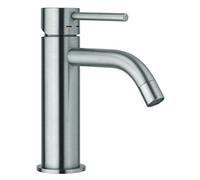 Paffoni LIG071ST Miscelatore lavabo senza scarico LIGHT Steel Looking