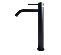 Miscelatore per lavabo prolungato senza scarico Paffoni Light nero LIG081NO