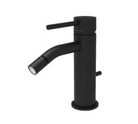 Paffoni LIG135NO Miscelatore bidet con scarico automatico 1”1/4G serie LIGHT nero opaco