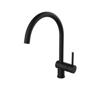 Miscelatore per lavello Paffoni Light canna orientabile nero LIG280NO
