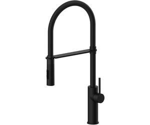 Paffoni Light rubinetto da cucina verticale nero LIG179NONO
