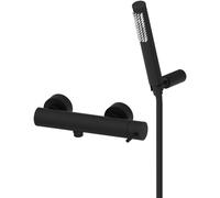 Paffoni Light rubinetto per doccia a parete nero LIG168DNO