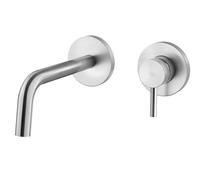 Paffoni Light rubinetto per lavabo da incasso acciaio LIG104ST70