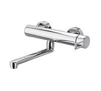 MISCELATORE LAVELLO A MURO PAFFONI RINGO RIN 161CR CROMATO CUCINA BOCCA GIREVOLE