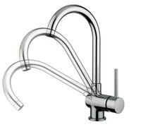 PAFFONI Rubinetto Miscelatore lavello monoforo con canna reclinabile STICK