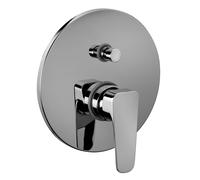 PAFFONI SLY MISCELATORE INCASSO DOCCIA CON DEVIATORE A PULSANTE CROMATO SY015CR